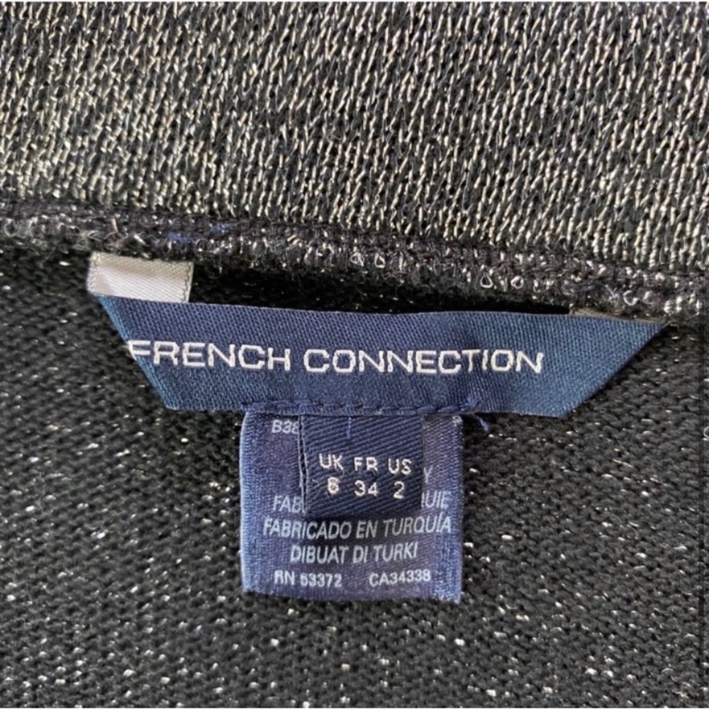 French Connection Stretch Midi Skirt Size 2 - Picture 6 of 7